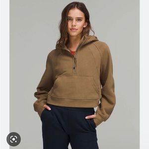 Lululemon scuba oversized half-zip hoodie in artifact